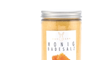 Haslinger Honig Badesalz 450g
